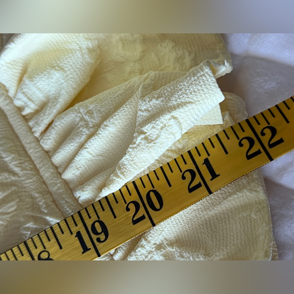 Yellow Ruffle Sleeve Dress 2x by Hayden - Picture 11 of 16